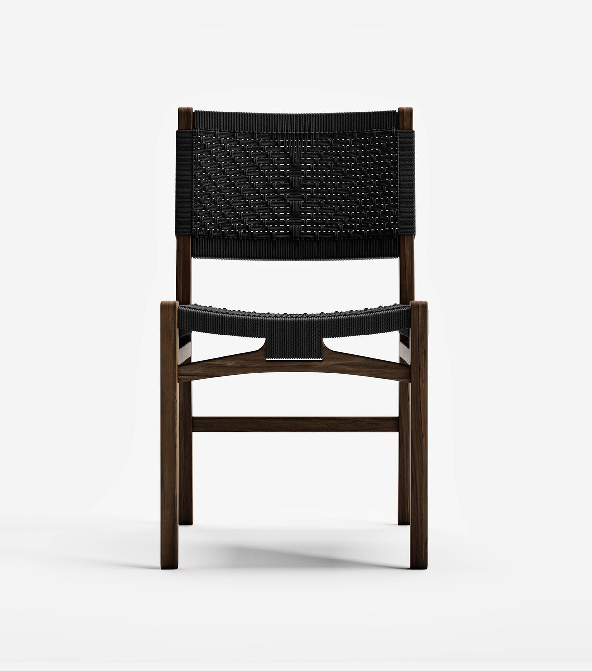 Coffee Teak / Black V Braided Cord
