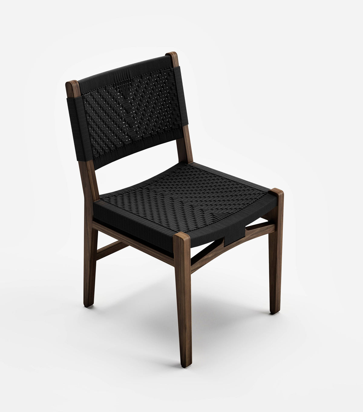 Coffee Teak / Black V Braided Cord