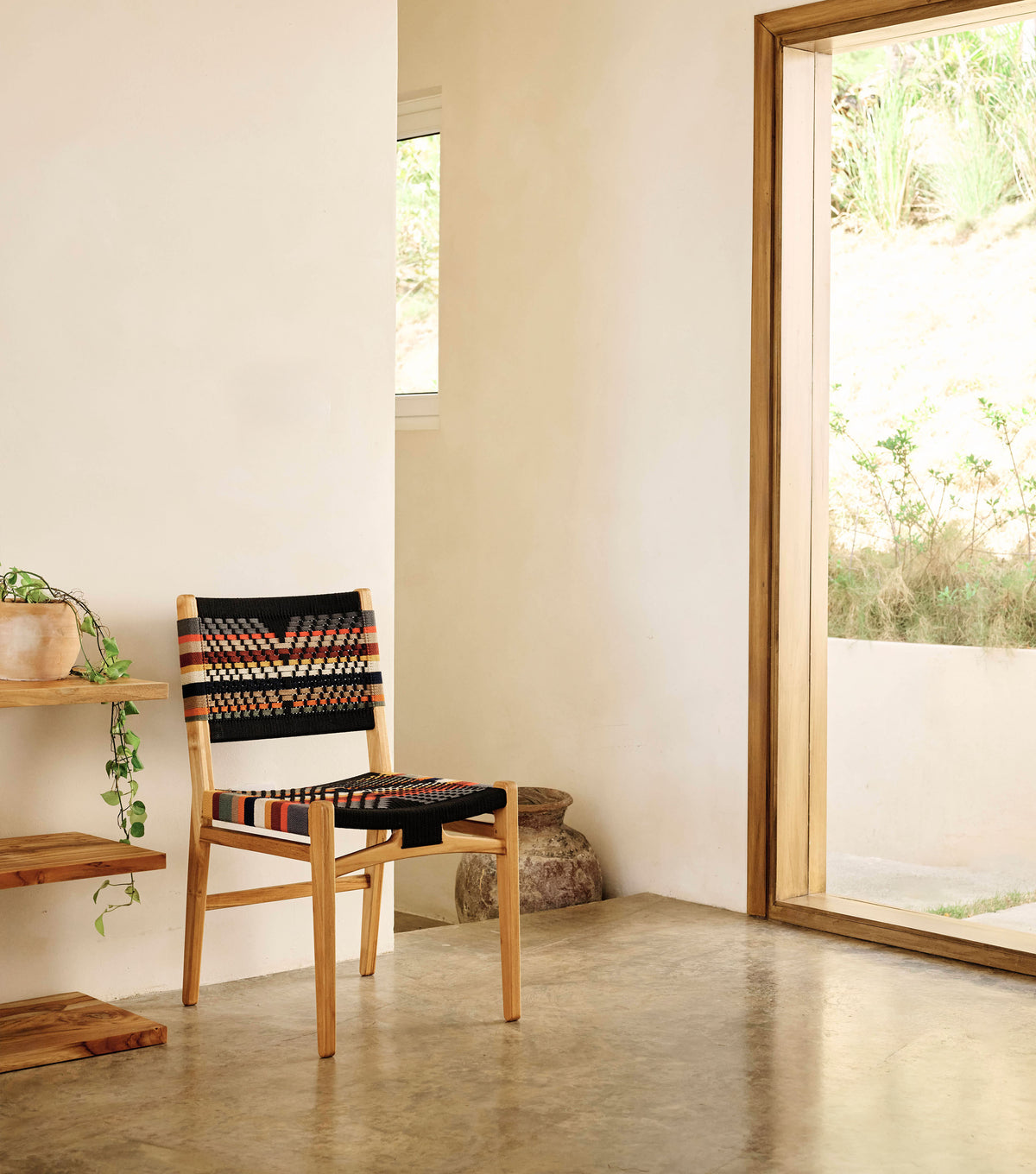 Natural Teak / San Geronimo Pattern