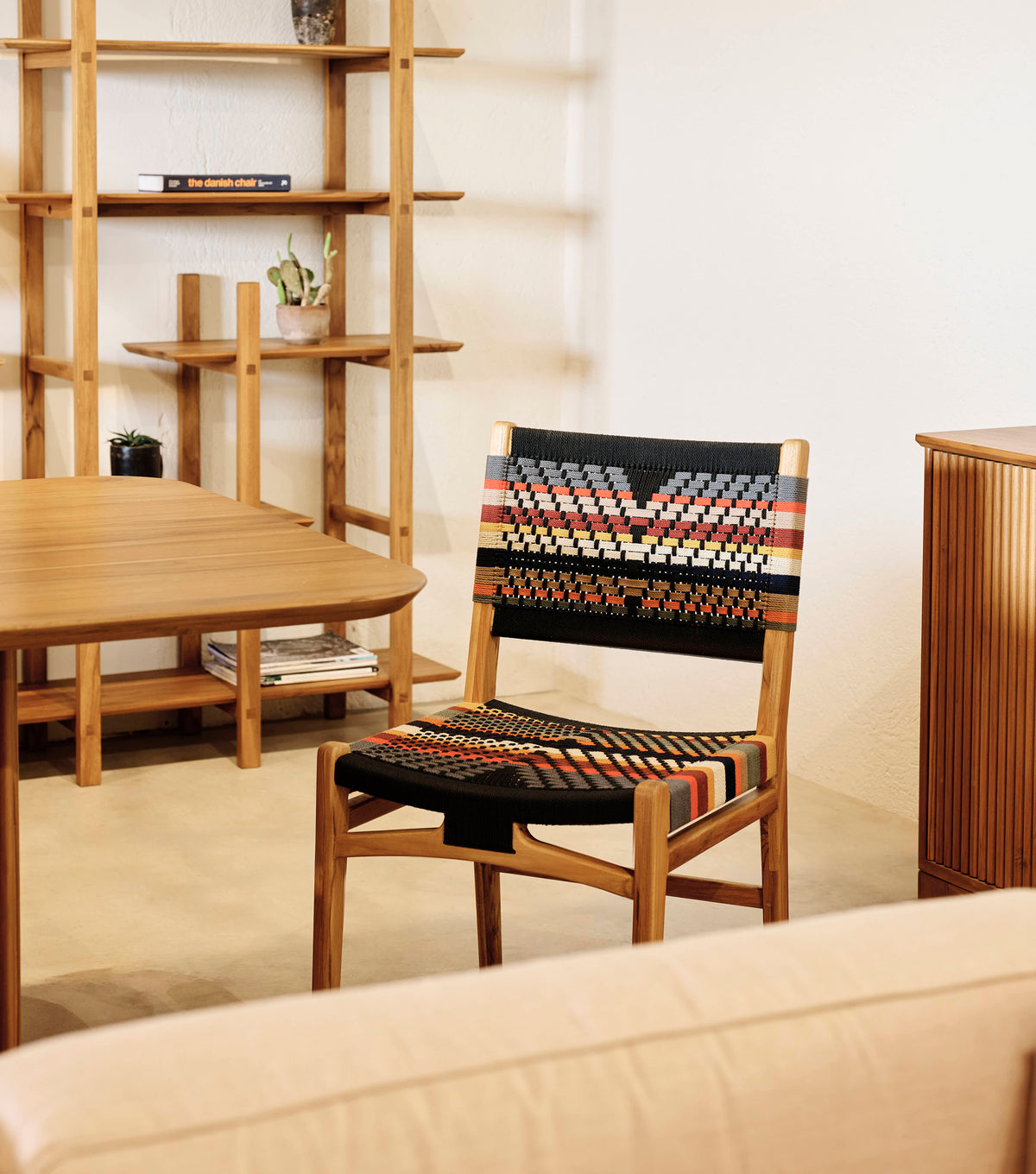 Natural Teak / San Geronimo Pattern