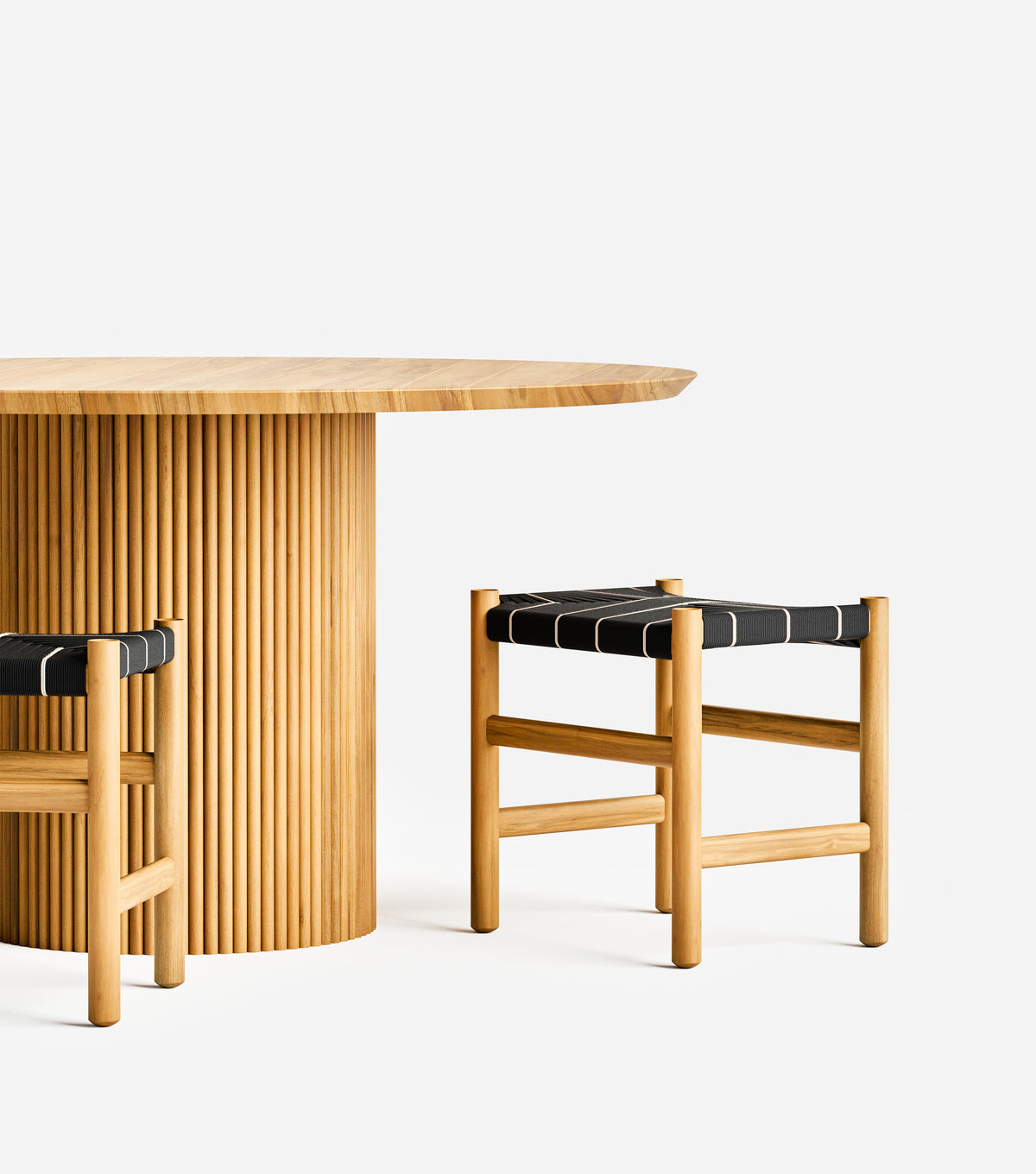 Natural Teak / Grafik Black & Naturaline Pattern