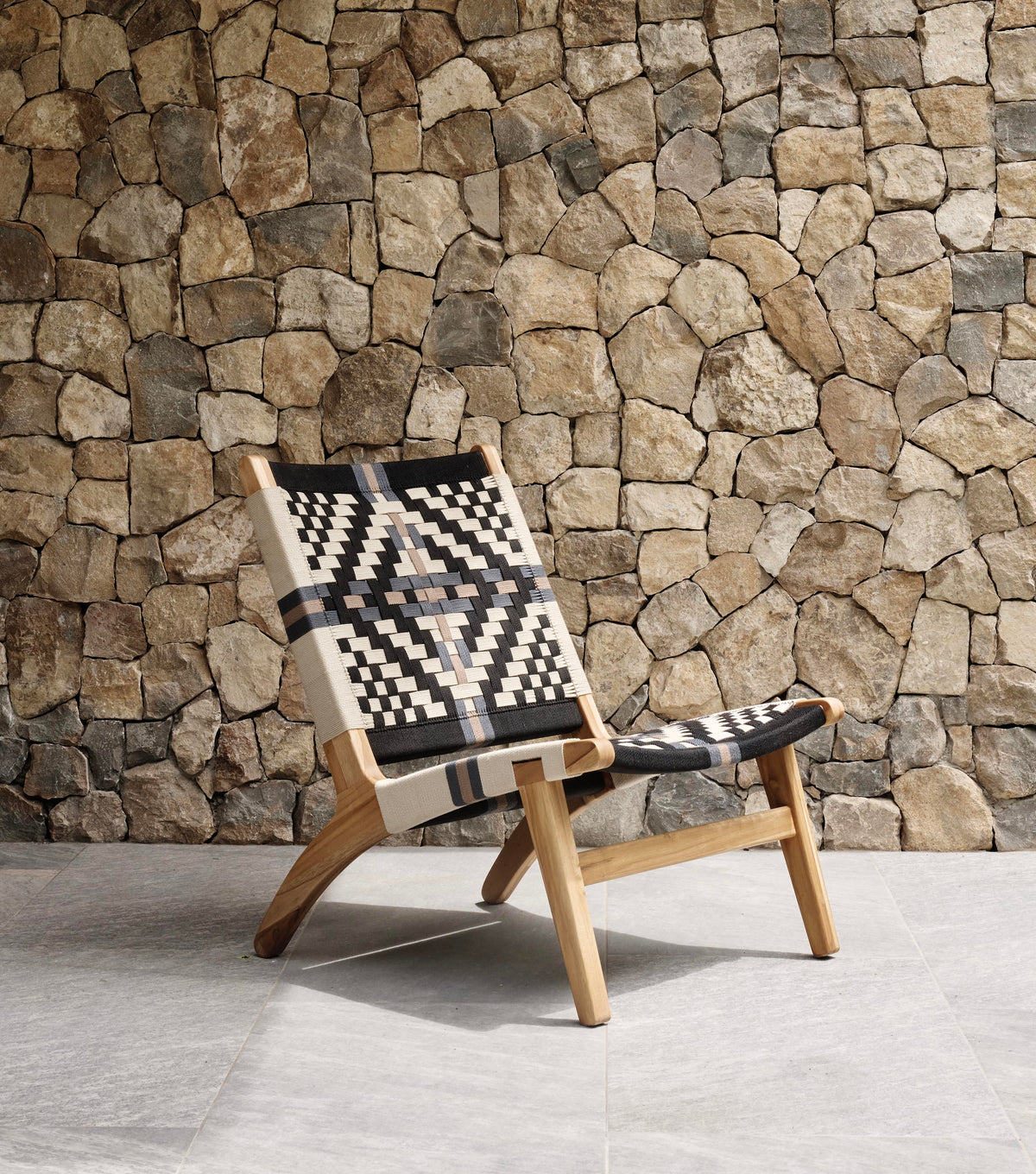 Natural Teak / Colonial Pattern