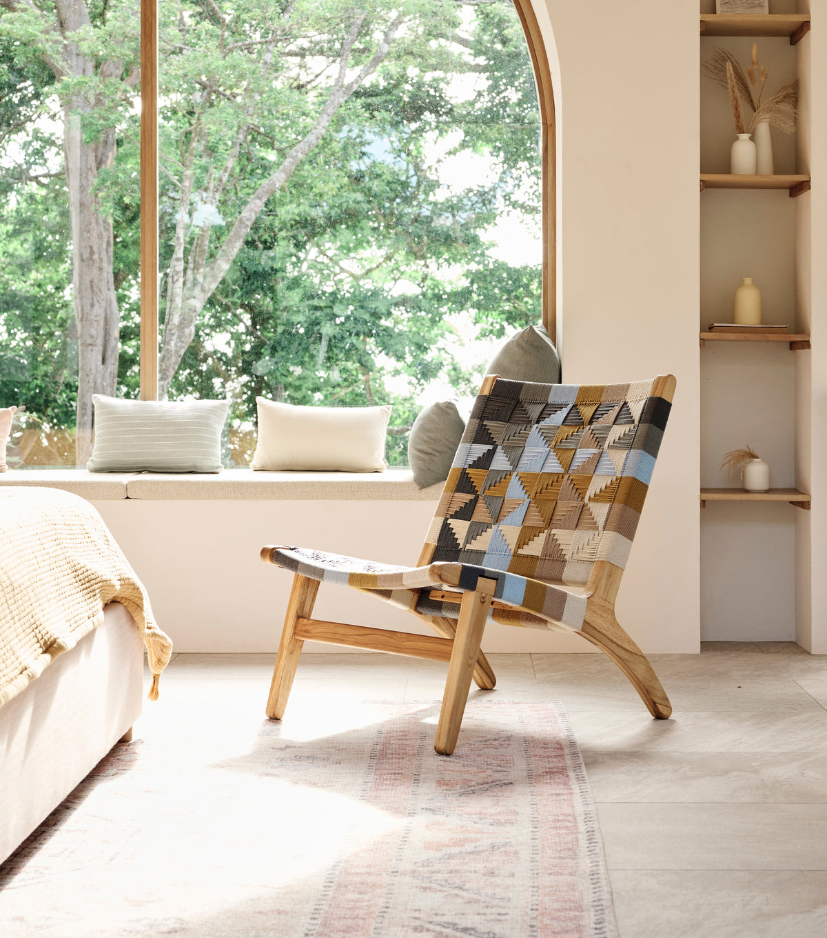 Natural Teak / Prisma Pattern