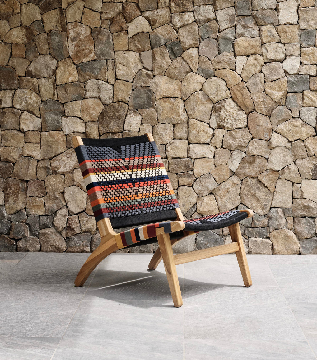 Natural Teak / San Geronimo Pattern