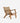 Sealed Teak / 2" Sand Straps