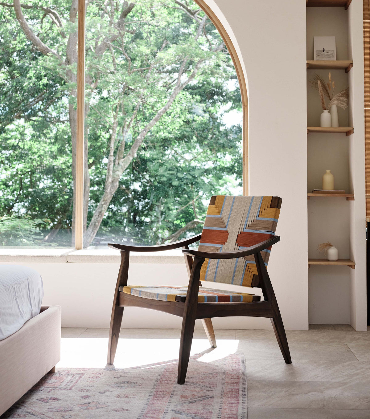Coffee Teak / Pearl Lagoon Pattern