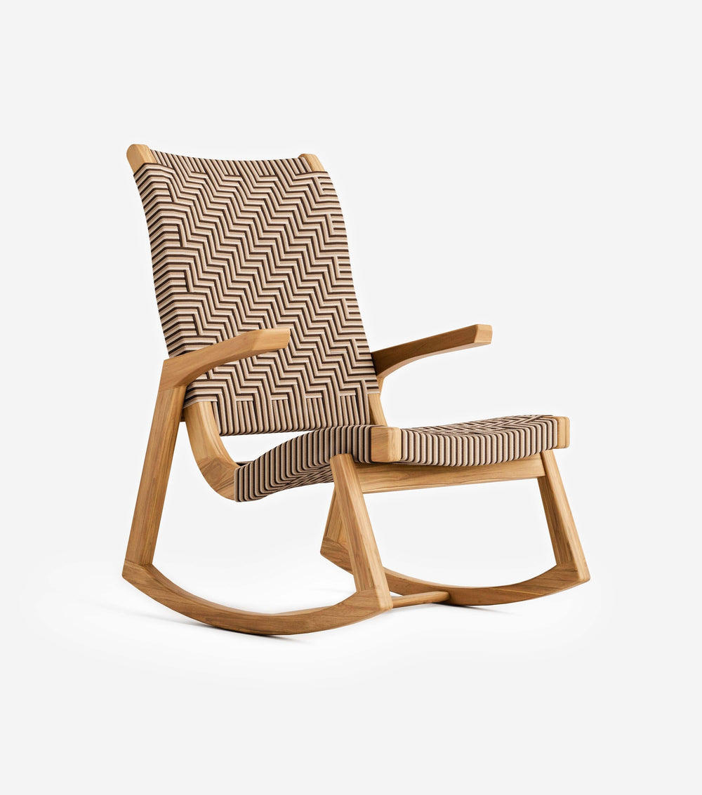 Natural Teak / Terracota Pattern