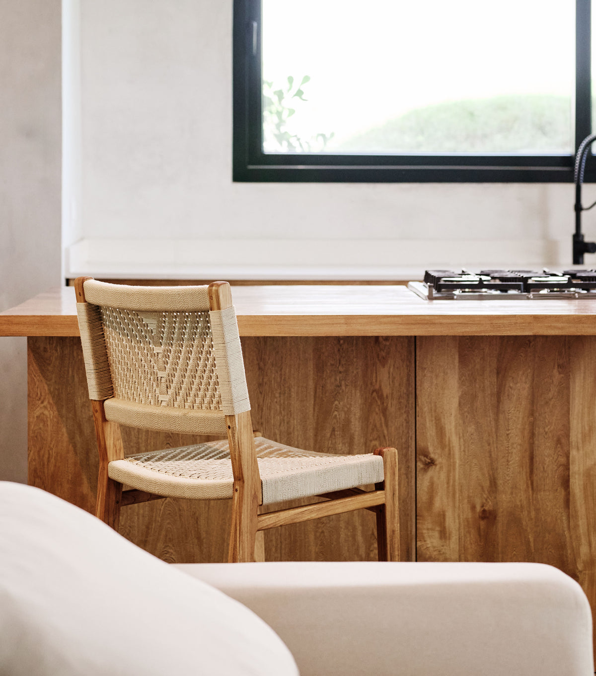 Natural Teak / Naturaline V Braided Cord / Counter