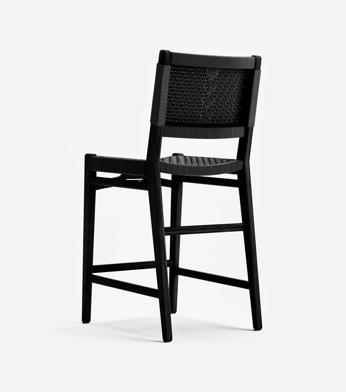 Charcoal Teak / Black V Braided Cord / Counter