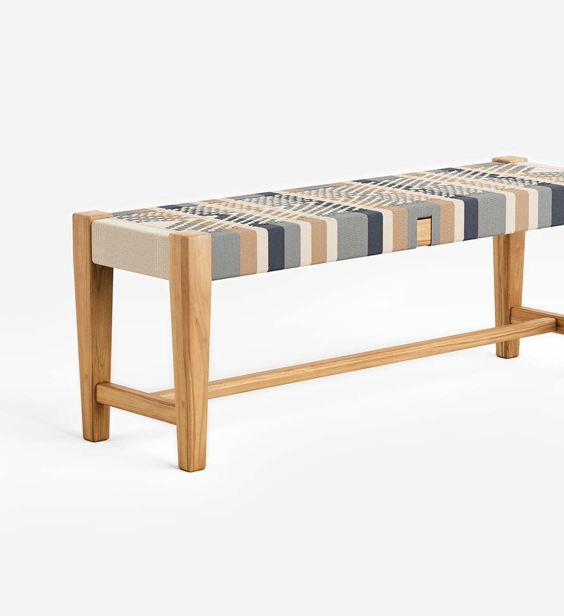 Santa Cruz Bench Woven San Geronimo Cord | Forever Furniture by