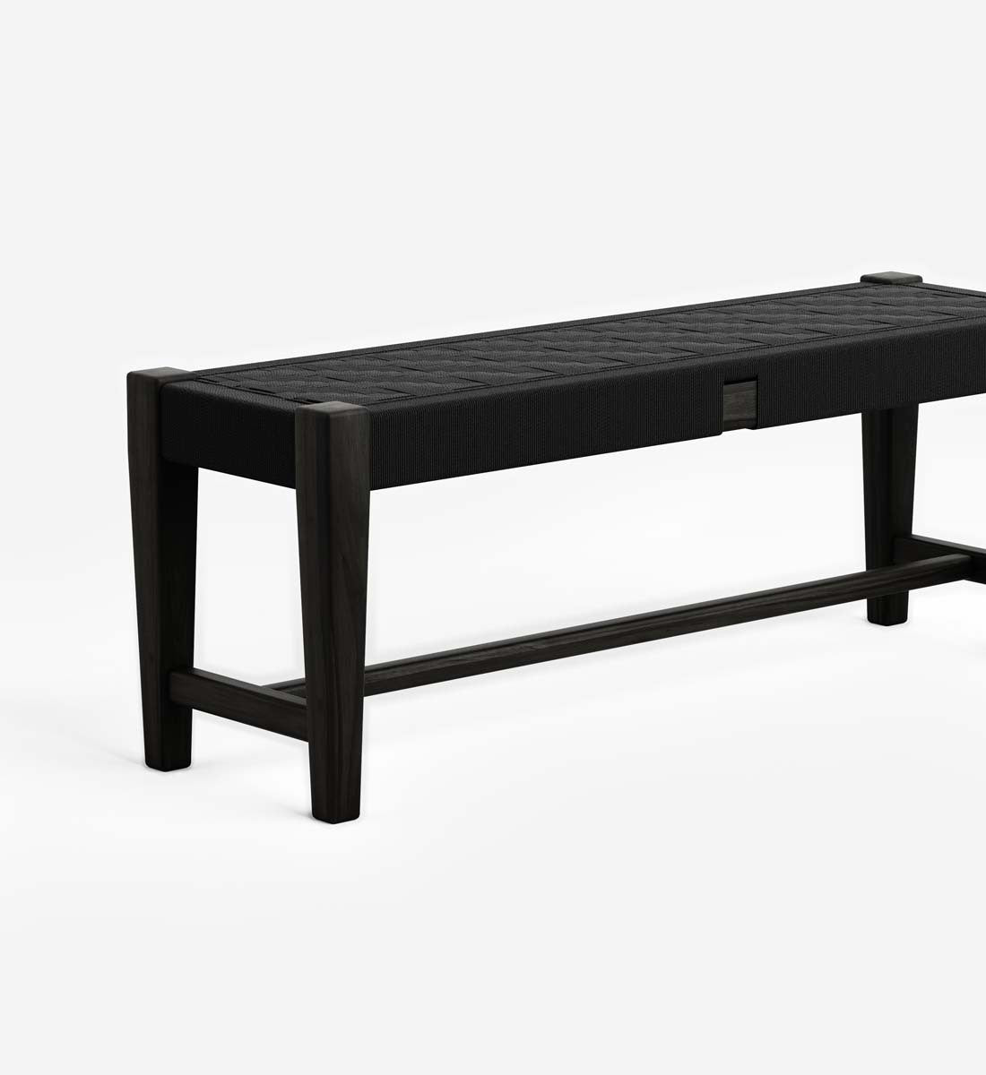 Santa Cruz Bench Woven San Geronimo Cord | Forever Furniture by