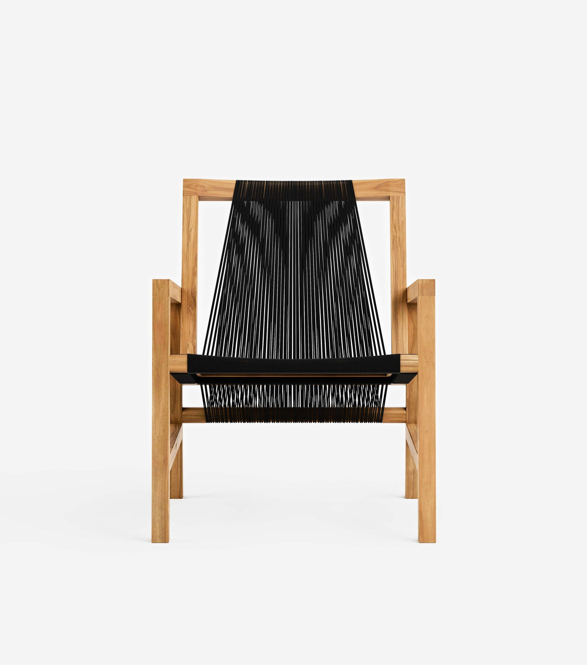 Natural Teak / Black Traditional Cord